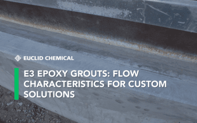 E3 Epoxy Grouts: Flow Characteristics for Custom Solutions